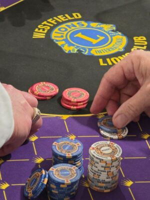 2026 Spring - Stack of poker chips on the table